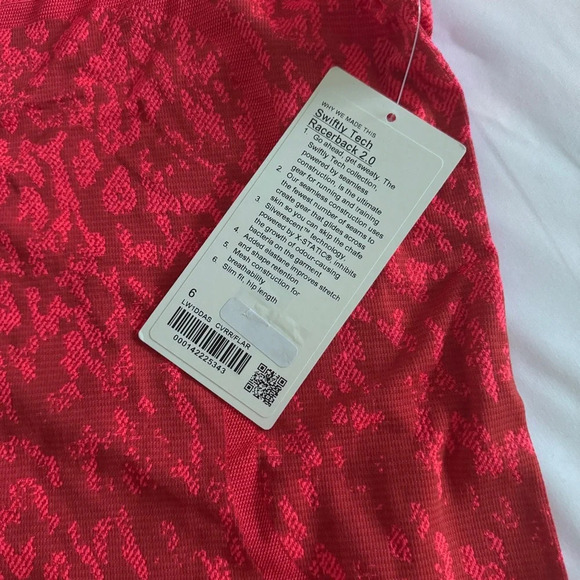 🆕❤️ Lululemon Swiftly Tech Racerback 2.0 - Camo Cover Red Rock Flare - Picture 7 of 11
